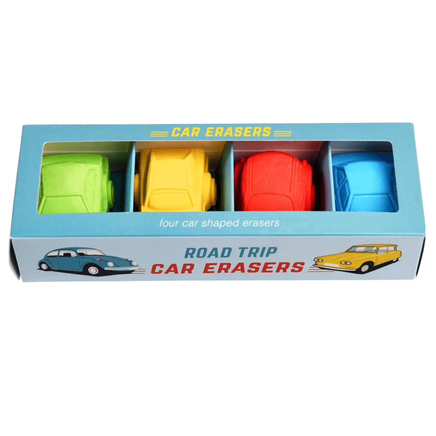 Car Erasers (Set Of 4)
