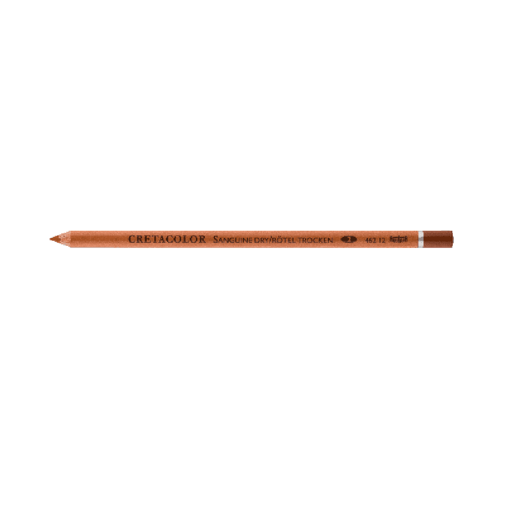 Cretacolor Dry Medium Hardness Artist Sketching Pencils - Sanguine