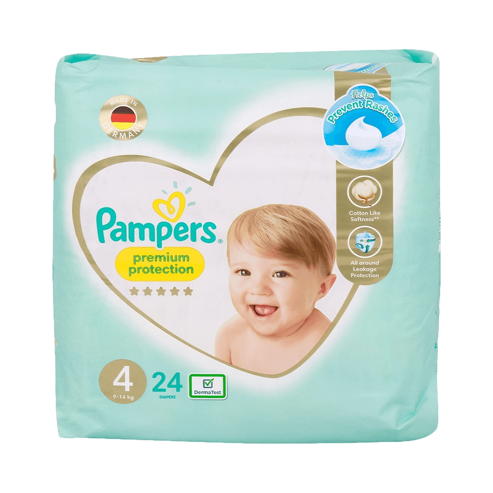 Pampers Premium Protection Diapers Size 4 24Pcs