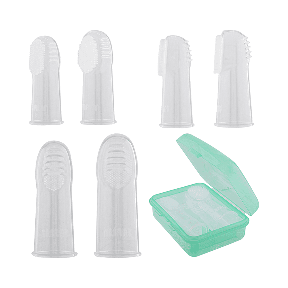 Farlin BB-41001 Doctor J. Finger Toothbrushes Parents Set 0+ Months
