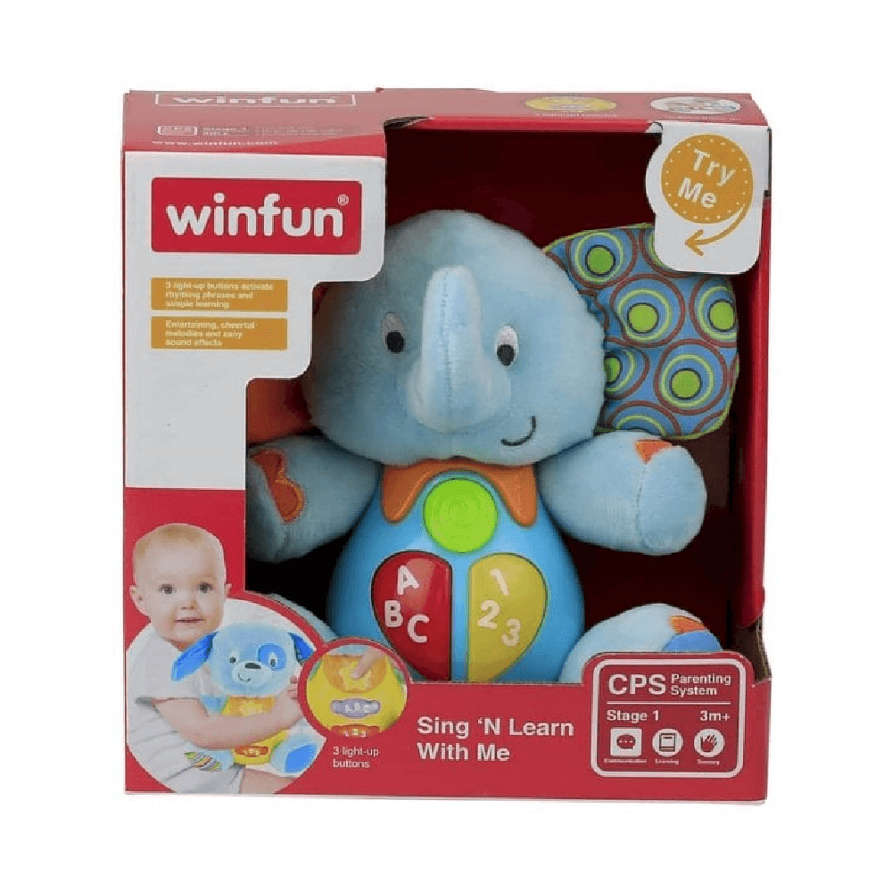 Winfun Timber The Elephant Sing N Learn With Me Stage Toy