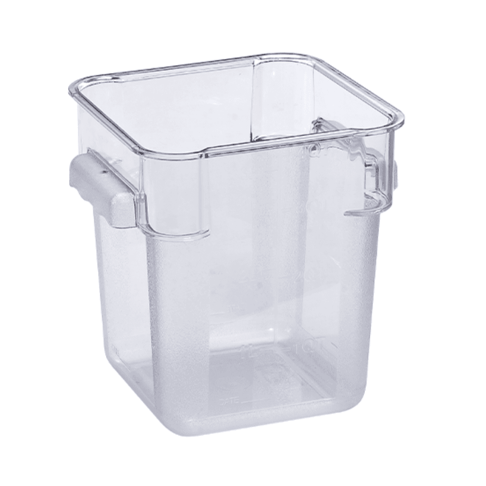 Food Storage Container Clear with Lid 18L 285 x 320mm 13-644+633