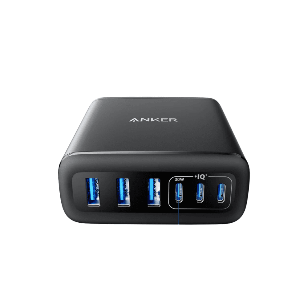 Anker Usb-C Charger, 6 Ports 112W Output Charging Dock