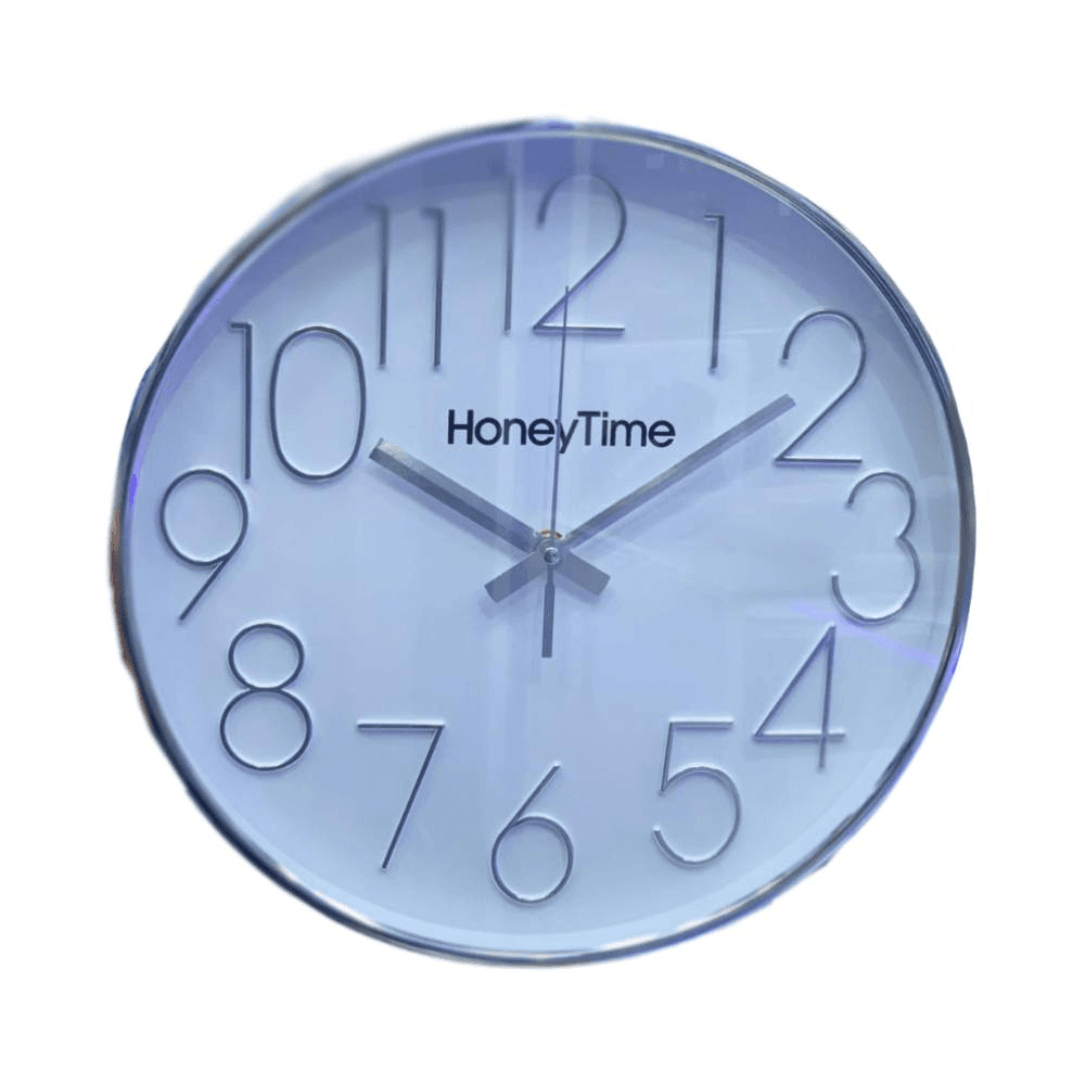 HoneyTime Chrome Wall Clock STP-2330
