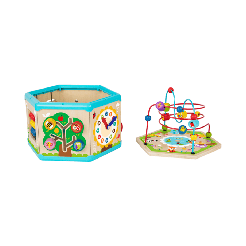 Tooky Toy 7-in-1 Activity Cube