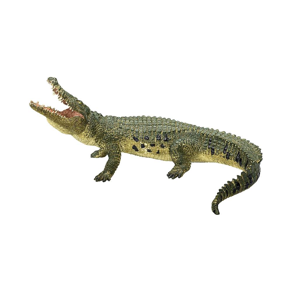 Realistic Crocodile Action Figure with Moving Jaw Toy