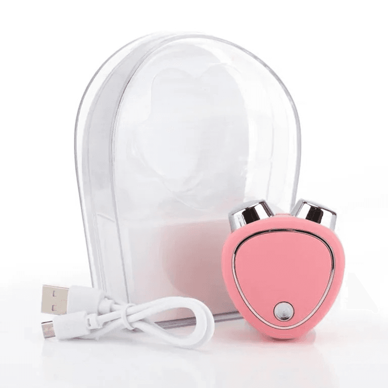 Rechargeable Face Massager 3 Intensity Levels, Portable For Travel & Home Use