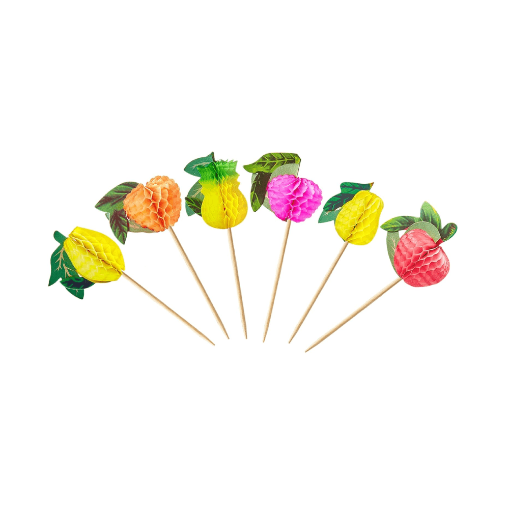 Cocktail Exotic Fruit Picks Set 12Pcs 257827-MXC-143