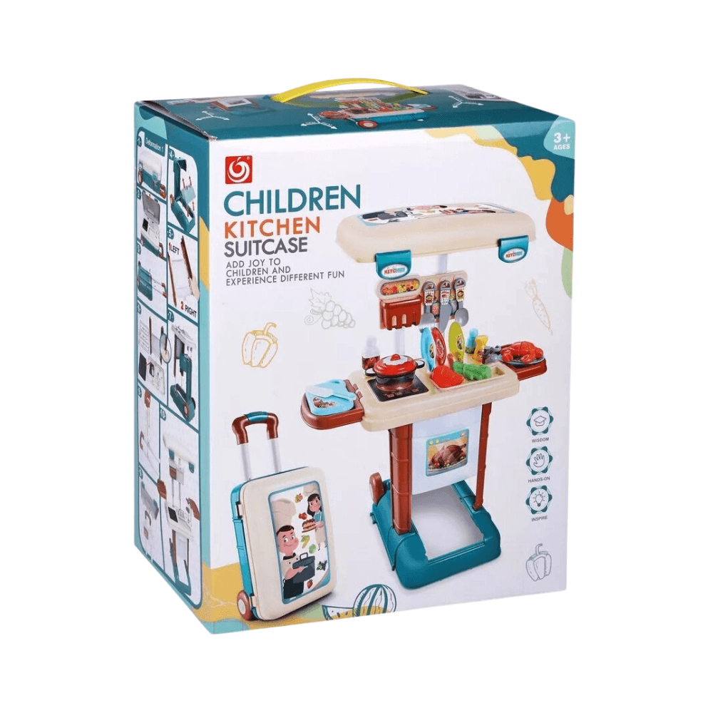 3 Mode Children Kitchen Suitcase Set With Sound  No.009-009