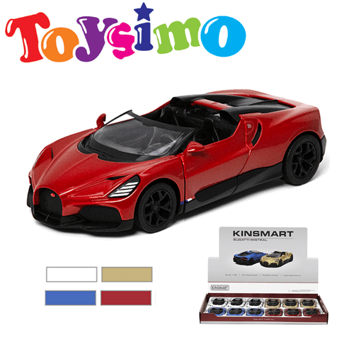 1:36 Kinsmart Bugatti Mistral Metal Car