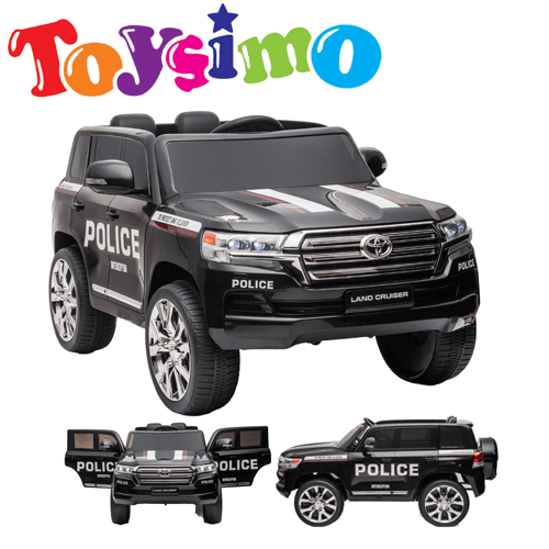 12V Toyota Police Land Cruiser Ride-On Car