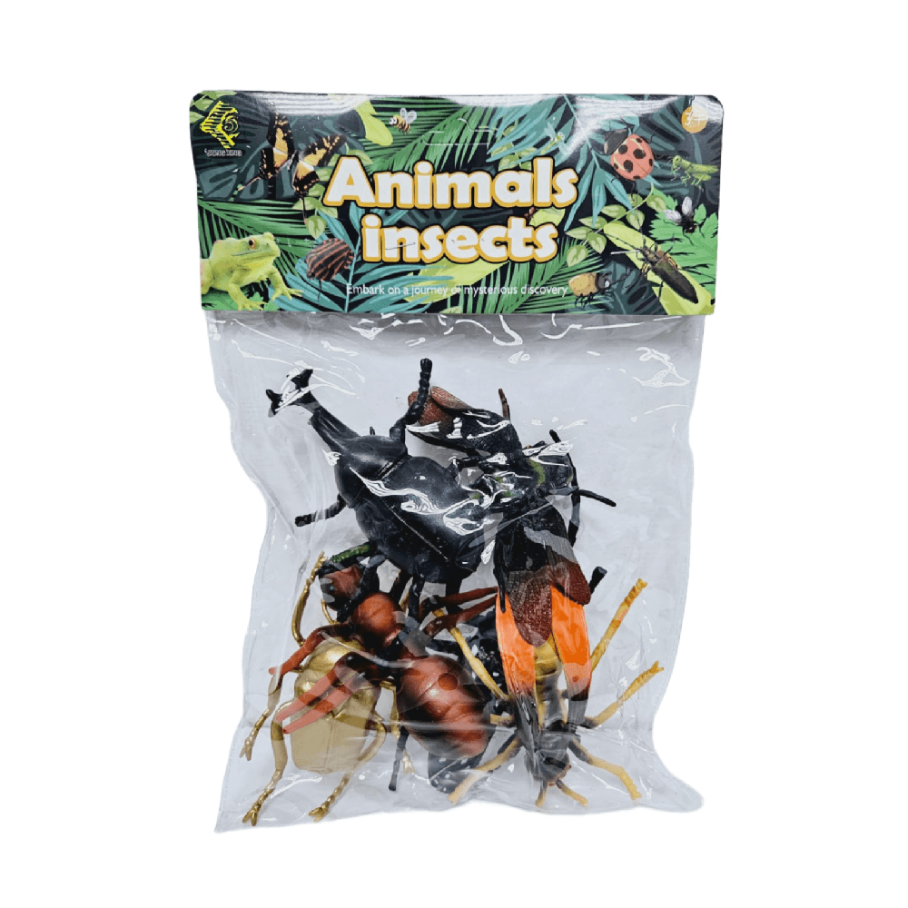 Animal & Insect Figures Set 6Pcs - Assorted