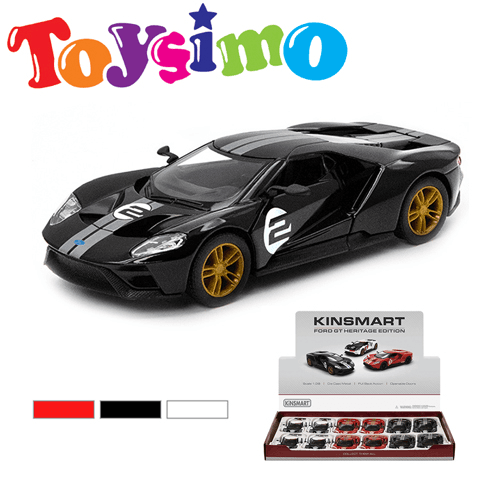 1:38 Kinsmart Ford Gt Heritage Edition Metal Car