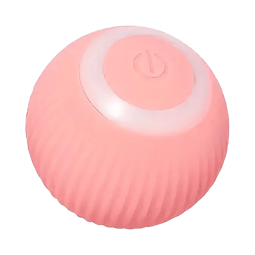 Interactive Electric Pet Rolling Ball - Pink