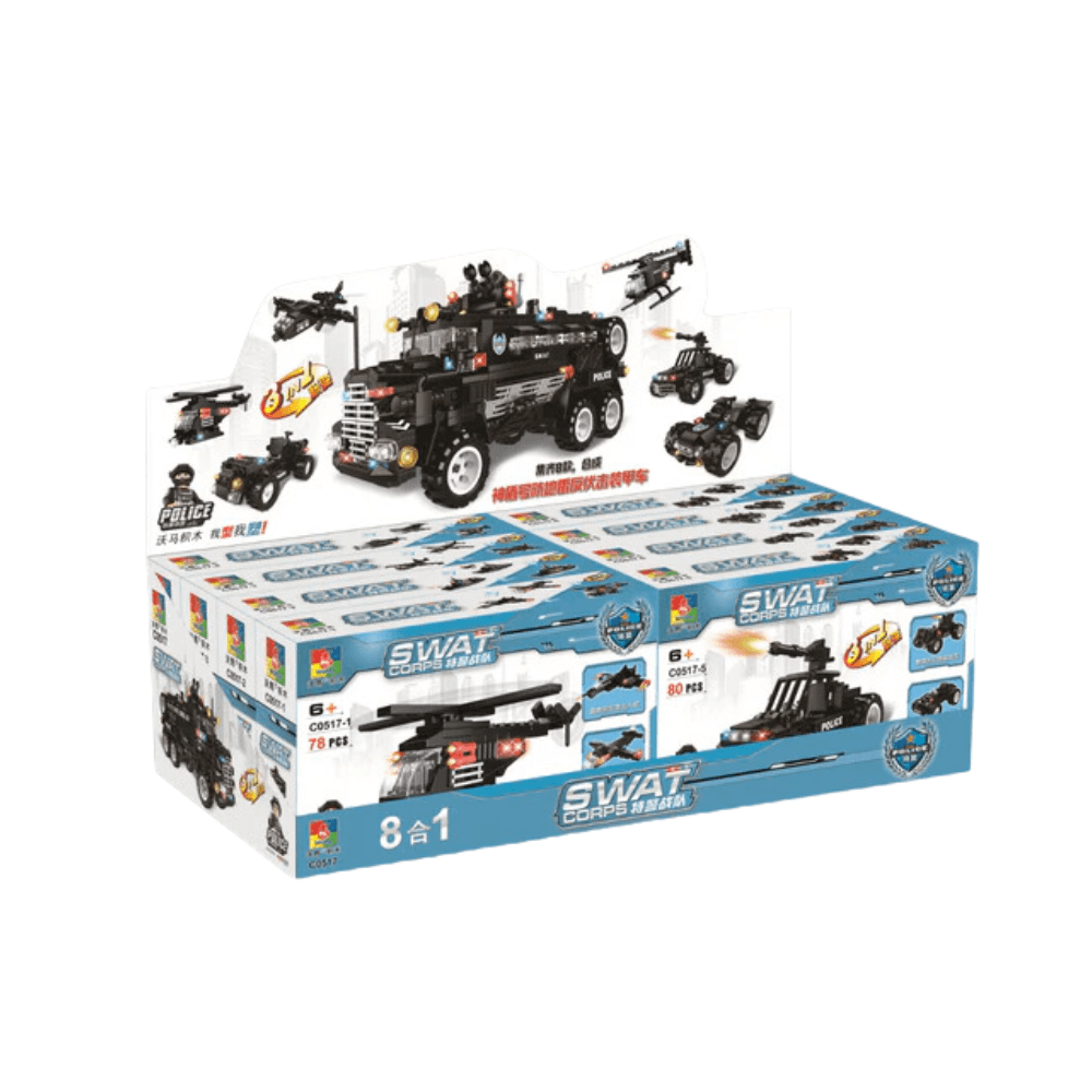 S.W.A.T Destructive Force Multi-Shape Collection (1 ~ 8)