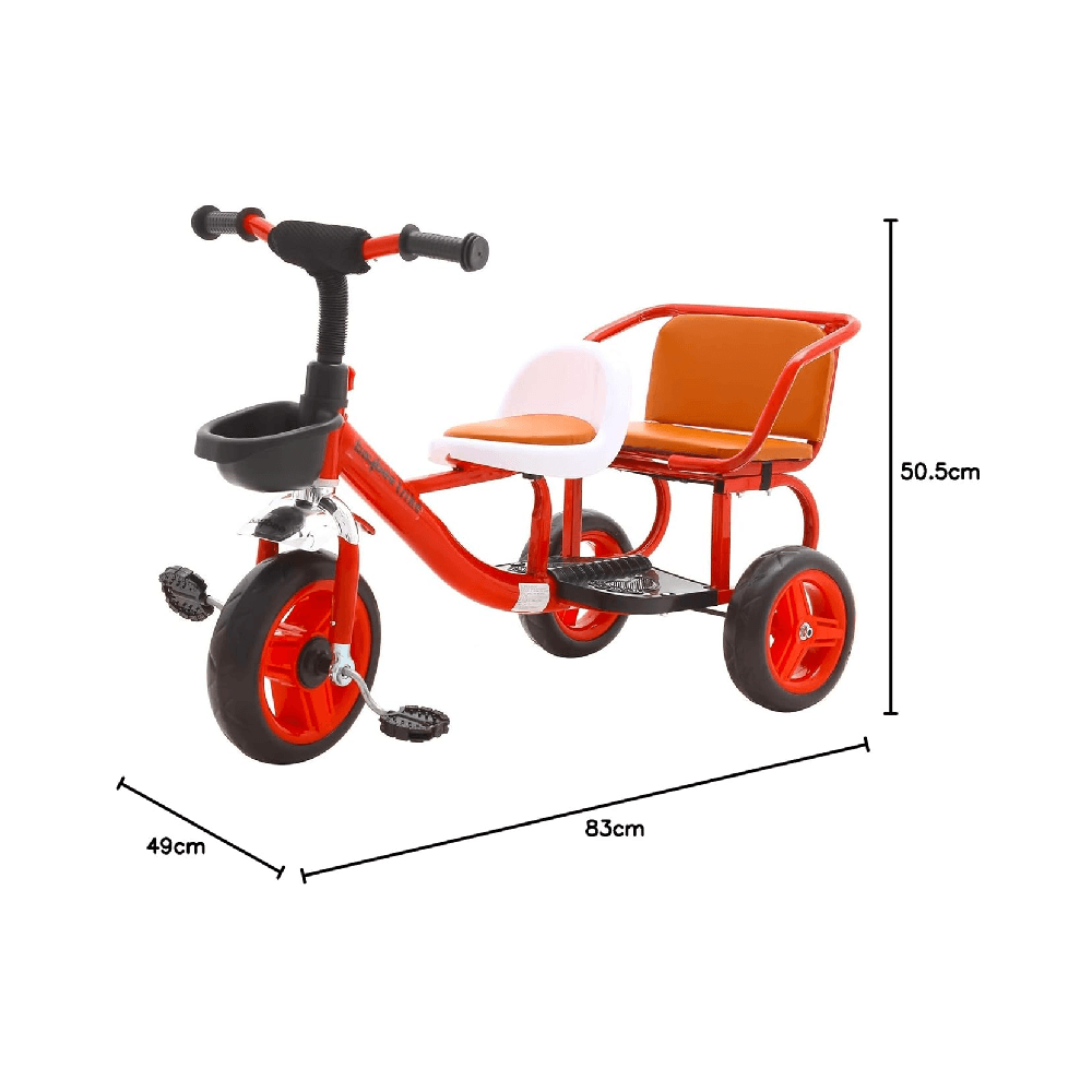 Twin Seat Kids Tricycle