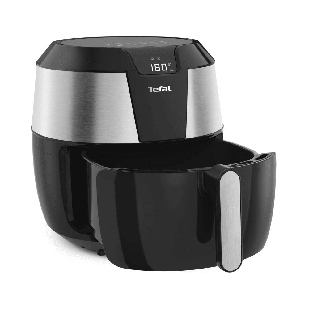 Tefal EY701D28 Easy Fry 1800W Plastic & Stainless Steel Oil-less Fryer XXL - Black & Silver 