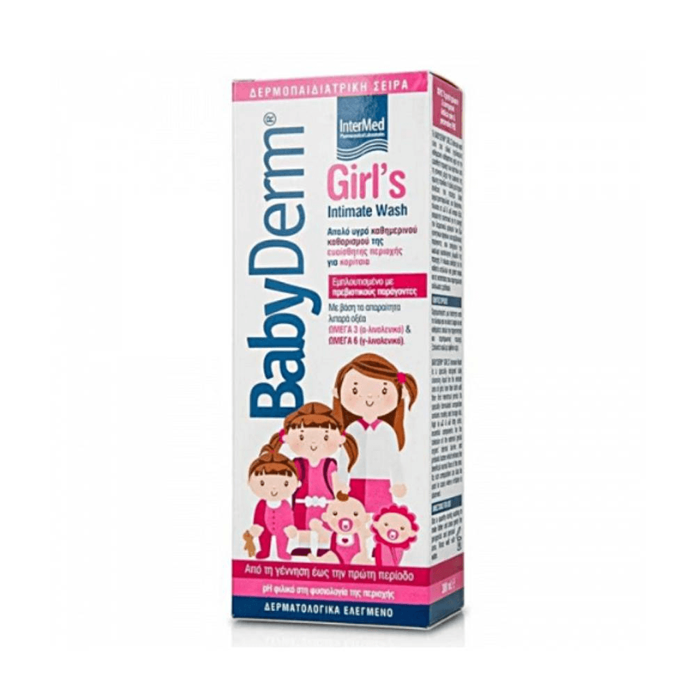 Intermed Babyderm Girls Intimate Wash 300ml