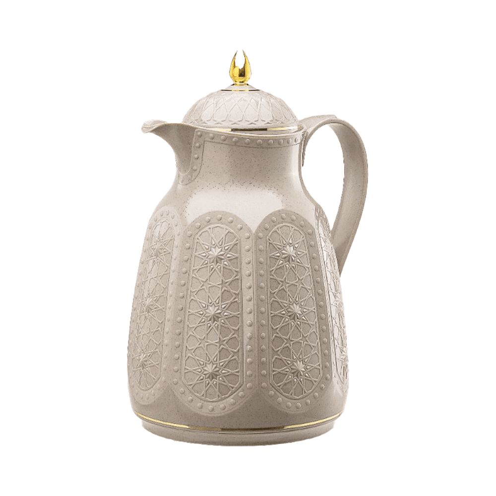 Rose Rs-132-13-A32 Vacuum Flask 1.3L - Beige & Gold
