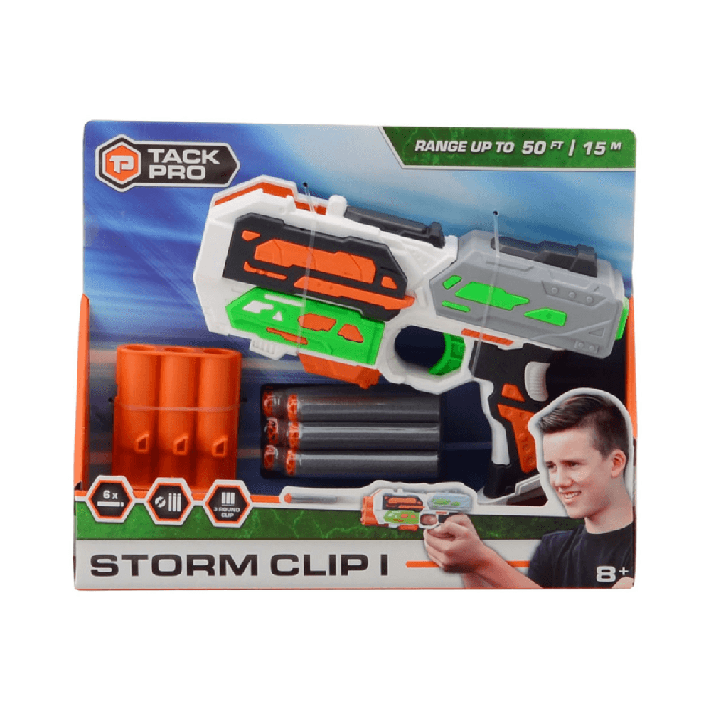 Tack Pro Storm Clip 20cm With Round Clip 3Pcs & Darts 6Pcs