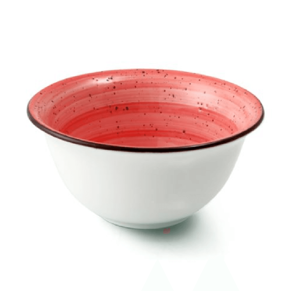H.P Deco Sauce Rice & Salad Bowl 14.5x7cm - Red 08427 / 08-427Dr