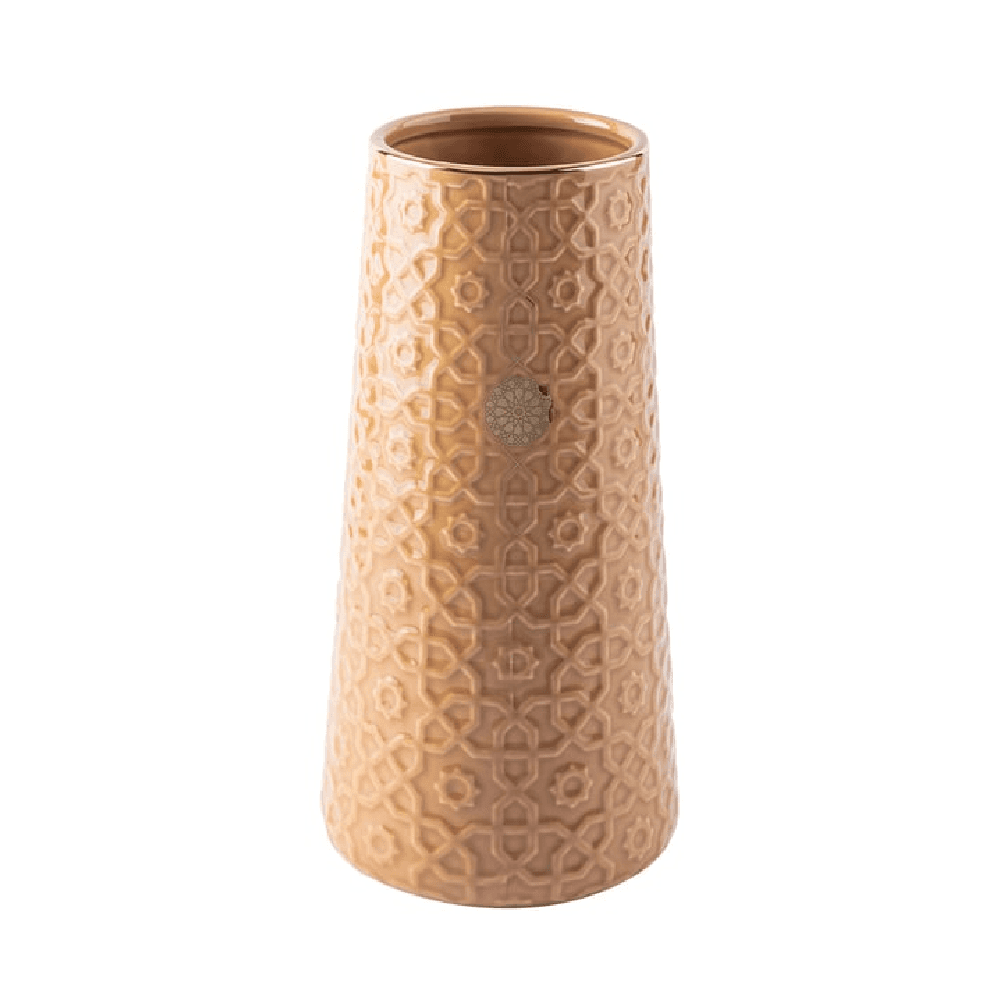 Large Flower Vase From Rossete - Orange Et2215