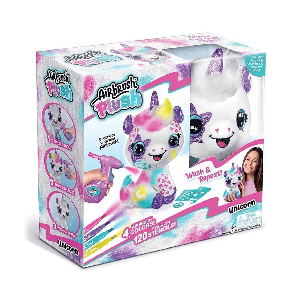 Canal Toys Airbrush Plush Unicorn Art Kit