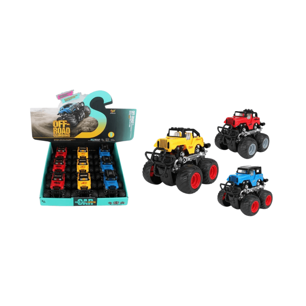 698 Off-Road Climbing Four Way Inertia Friction Car Toy Js399Pcs