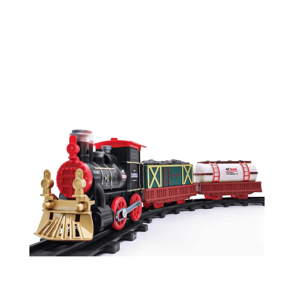 JinYuanSheng Classical Railway Locomotive Train Play Set 11Pcs