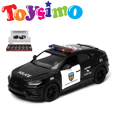 1:40 Kinsmart Lamborghini Urus Police Edition Car