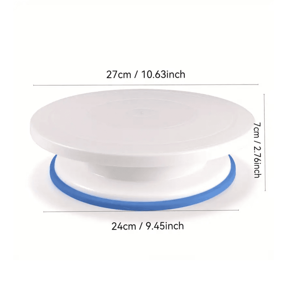 Vague PP Cake Turntable 27x7cm-01-228