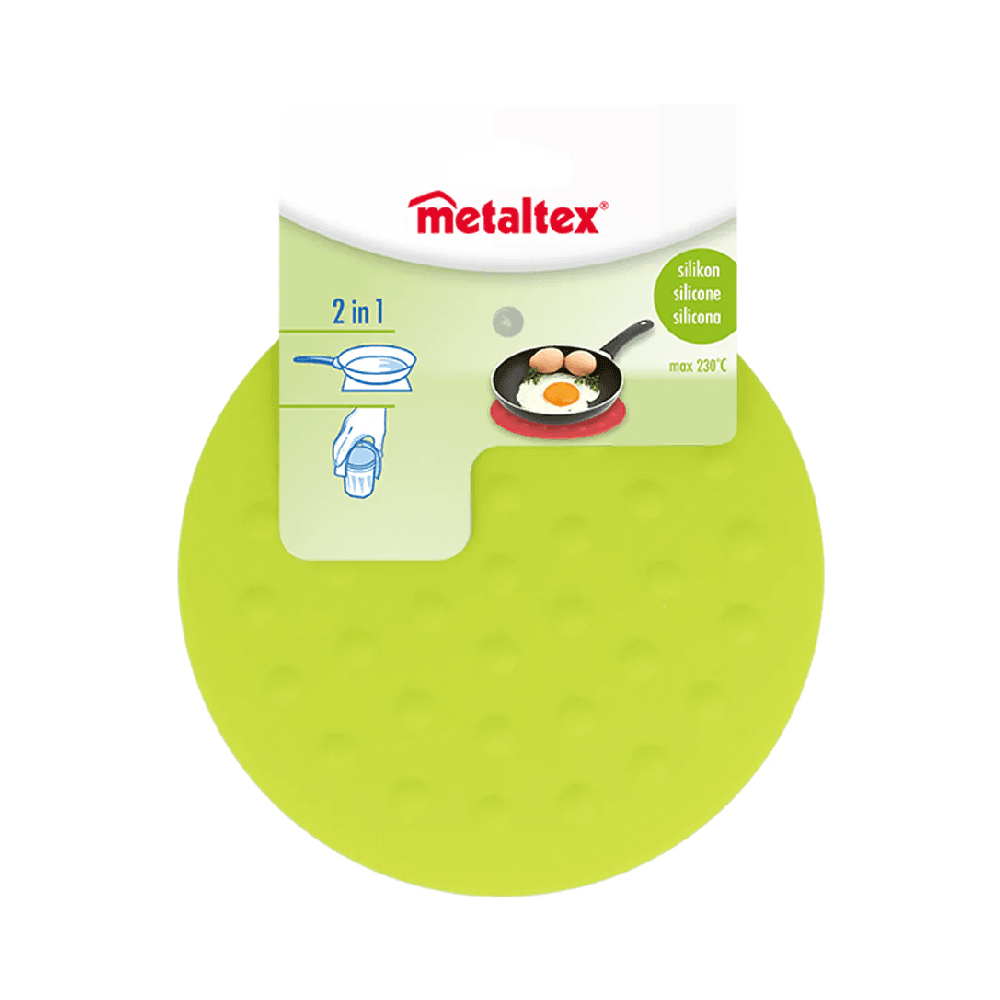 Silicone Round Heat Pad 170mm - Lime Green 202952/mxc-123