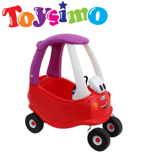 Red Cozy Coupe Pull Car