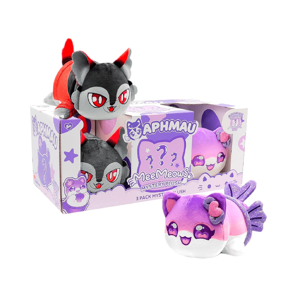 Aphmau Meemeows Sparkle Series 2 Mystery Plushes Assorted Pack 3Pcs