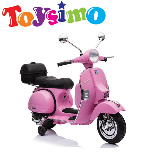 12V Vespa Pink Scooter