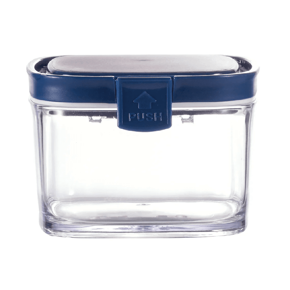 Square Airtight Food Container Jar 300ml 1+1