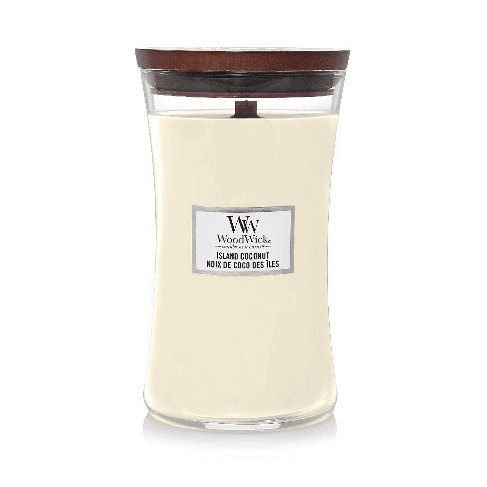 Woodwick Hourglass Island Coconut Candle 