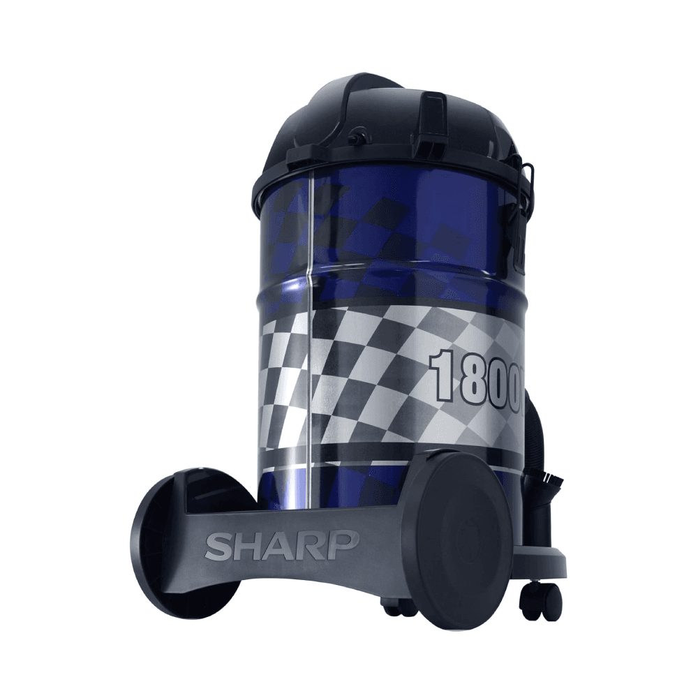 Sharp EC CA1820 Z 1800W Drum Barrel 100% Copper Motor Vacuum Cleaner - Blue
