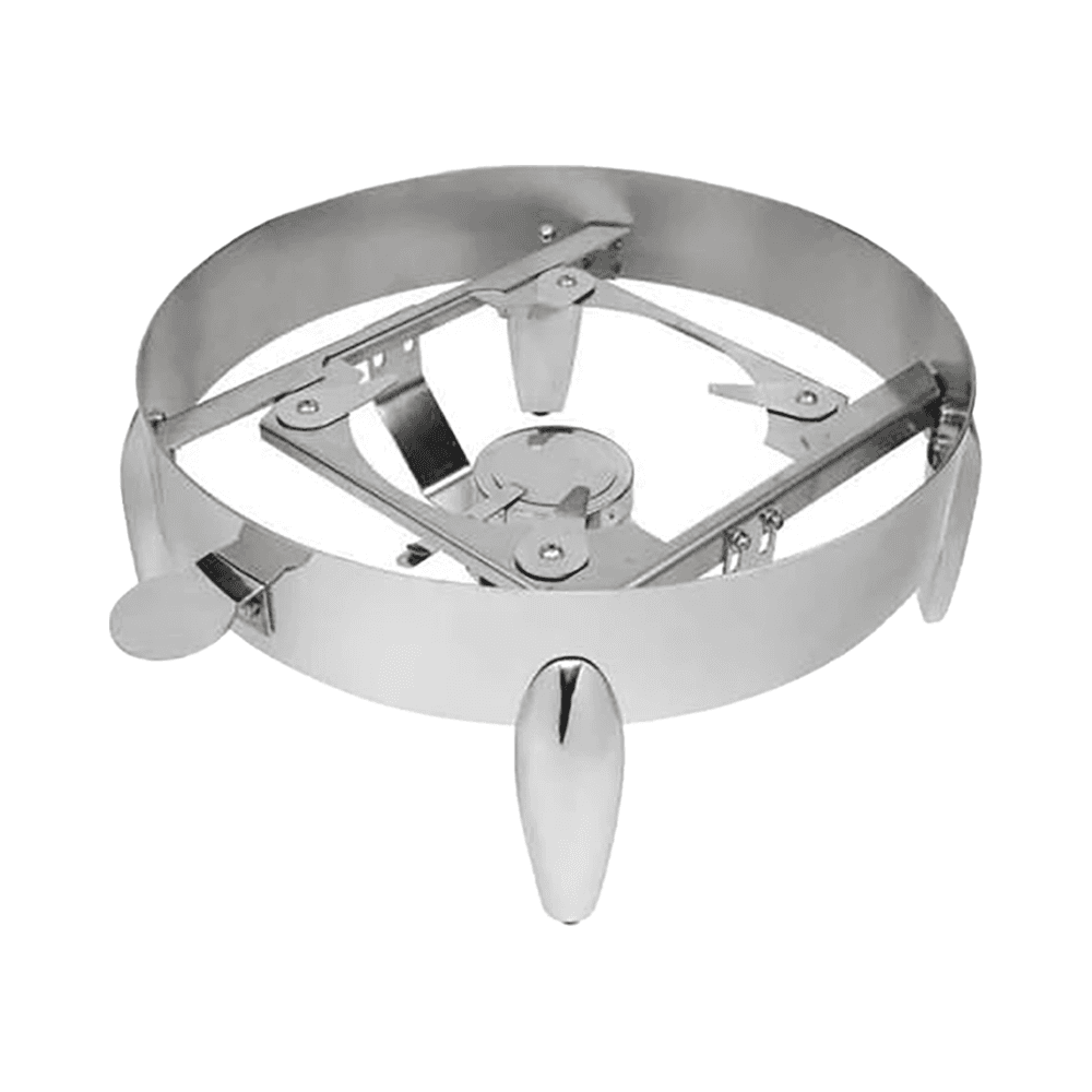Vague Round Stainless Steel Base For 1/1 Steel Round Induction Chafing Dish 6L BF-033