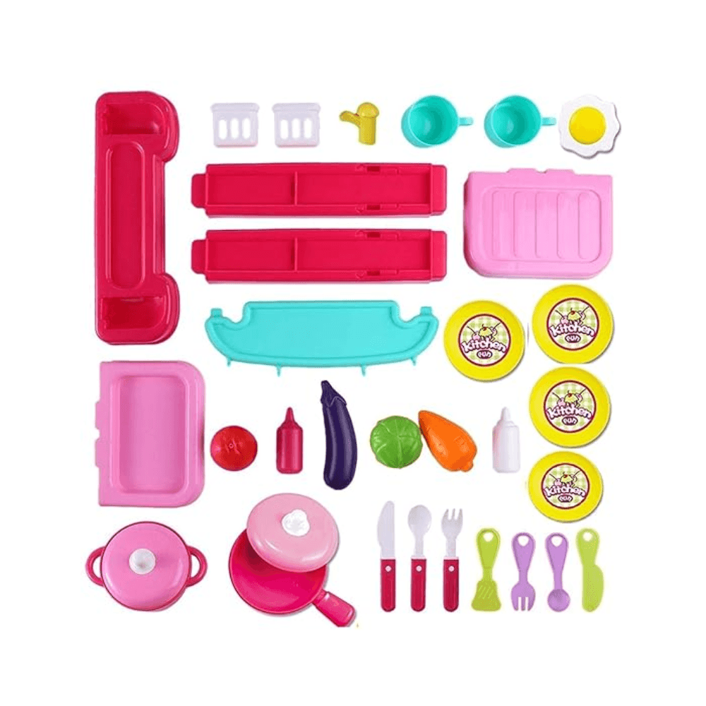 Kids Kitchen Trolley Set
