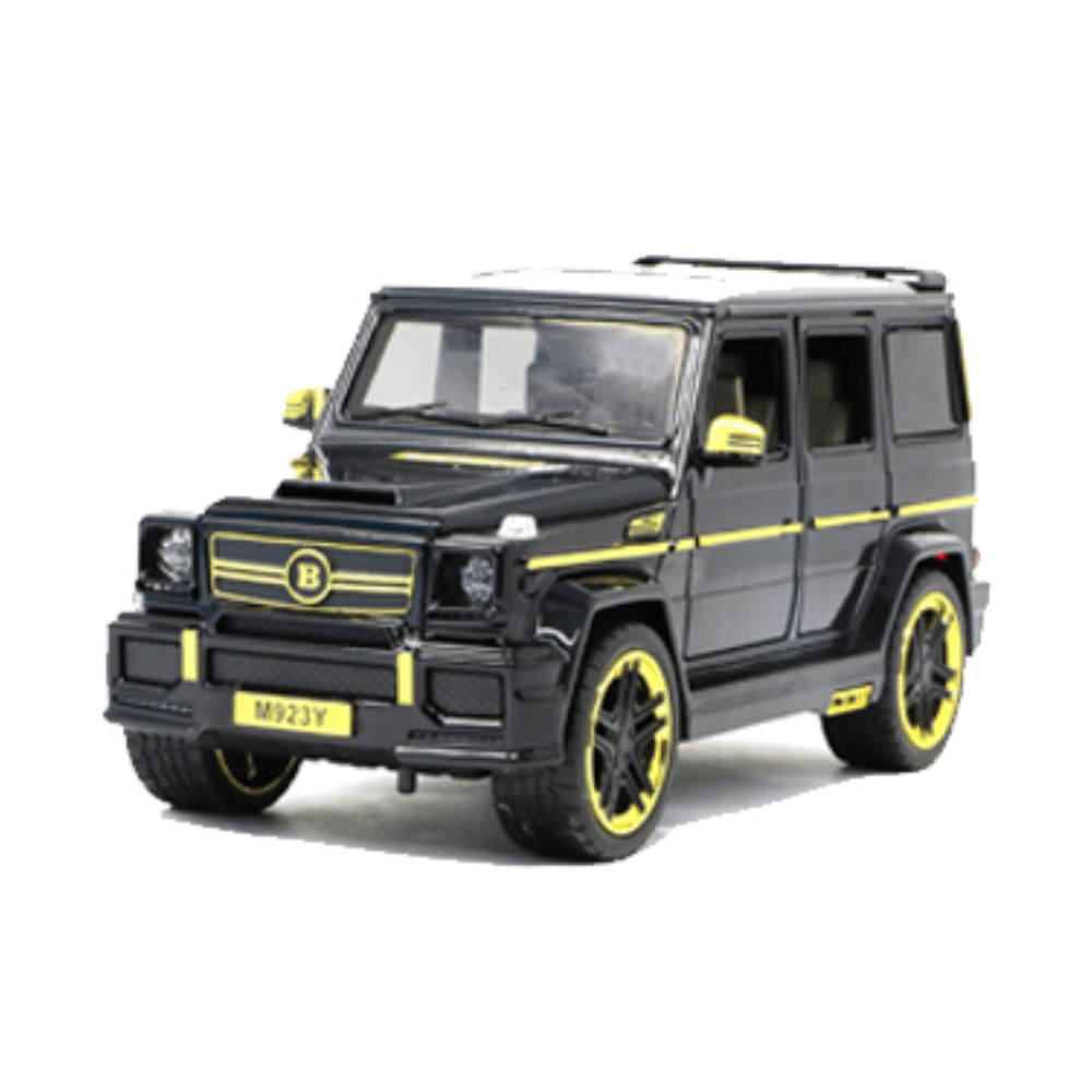 Benz G-Class 1:24 Diecast SUV with Pull-Back Function & LED Lights
