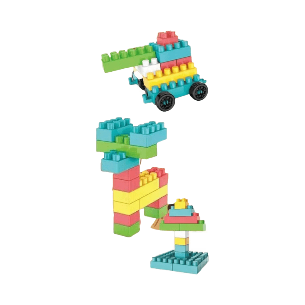 Space Rocket Puzzle Building Blocks