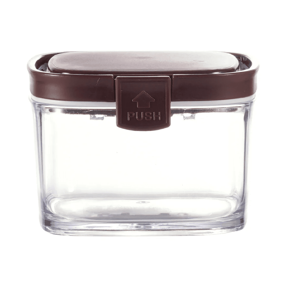 Square Airtight Food Container Jar 300ml 1+1
