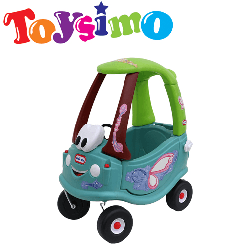 Green Cozy Coupe Pull Car
