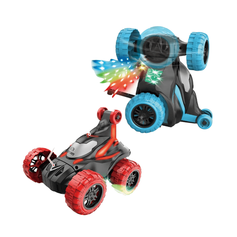 Electric 360 Degree Rotation Tumbling RC Stunt Rolling Car With Light & Music Jyd1195A-1 B/O