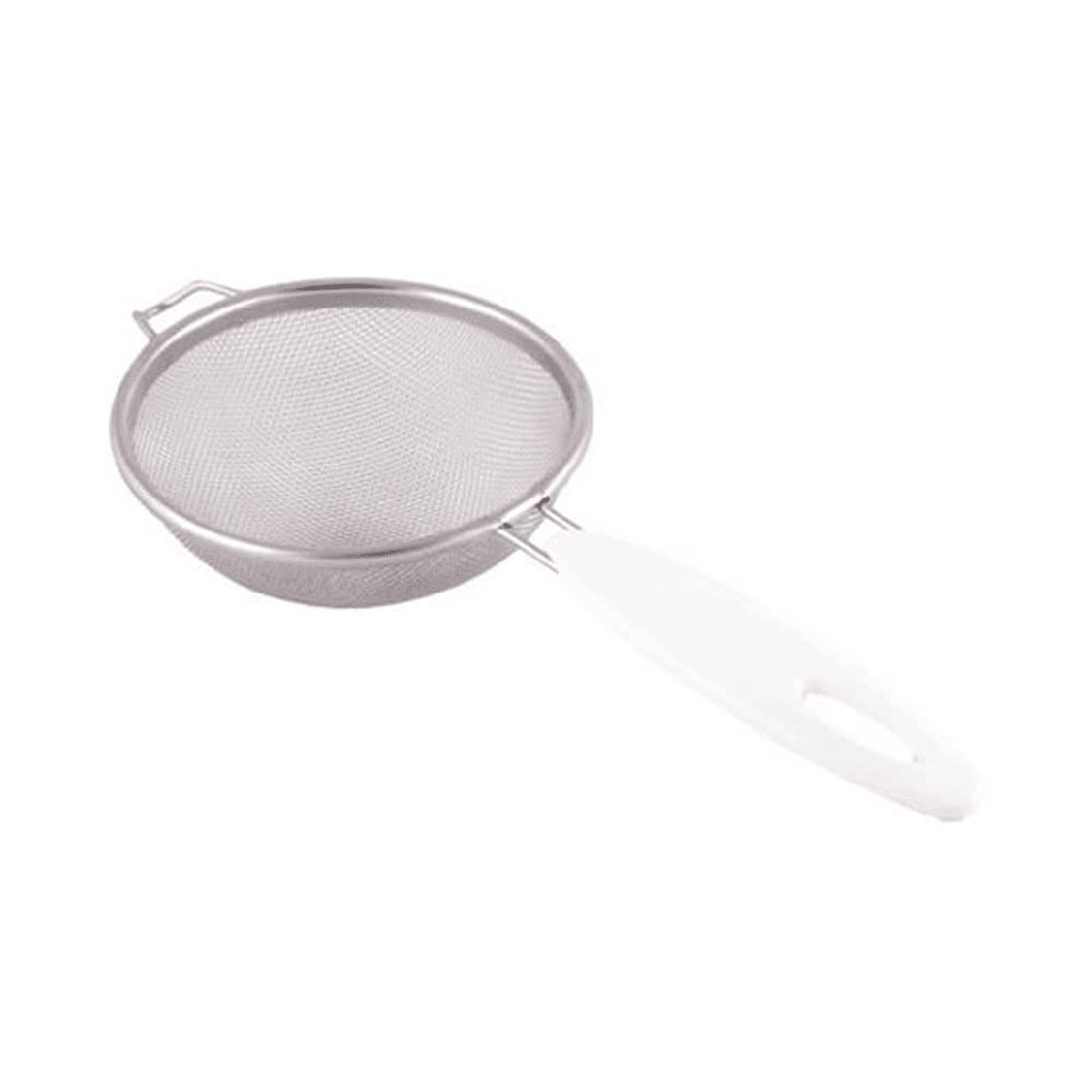 Stainless Steel Strainer Moon 22cm - White Handle