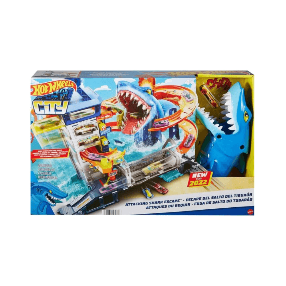 Hot Wheels City Shark Strike Rescue Playset
