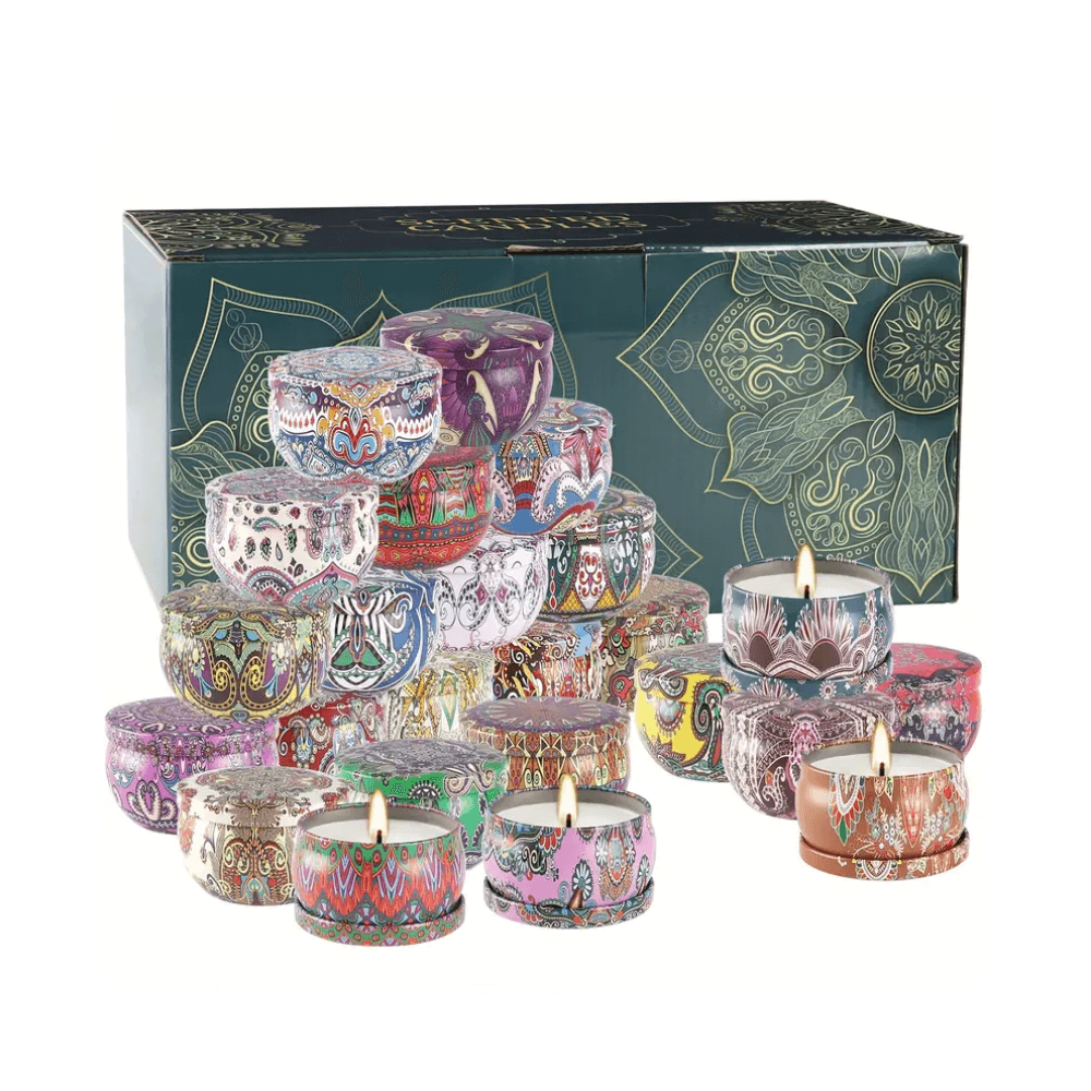 Assorted Scented Candles - 24 pcs