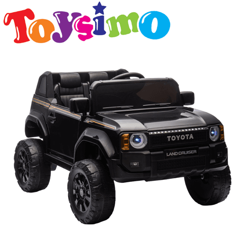 Black 12V Toyota Prado 2024 Ride-On Car