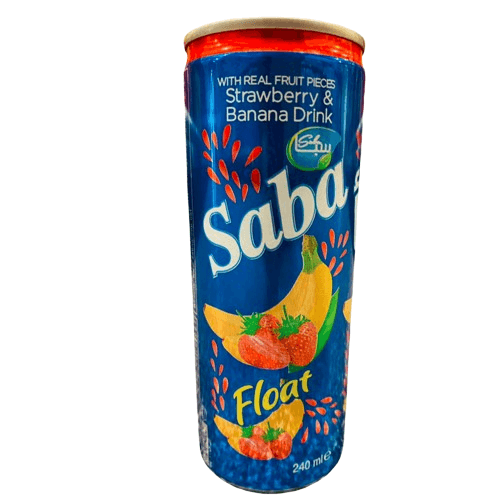 Saba Float Juice Strawberry & Banana 240Ml